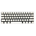 White Japanese keycap full set with 100 keys, sublimation printing, ergonomic profile for mechanical keyboards
