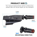 Black golf laser aiming instrument for putting alignment mounted on golf push rod