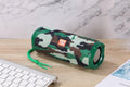 Fabric portable Bluetooth speaker with card holder pocket in multiple colour options