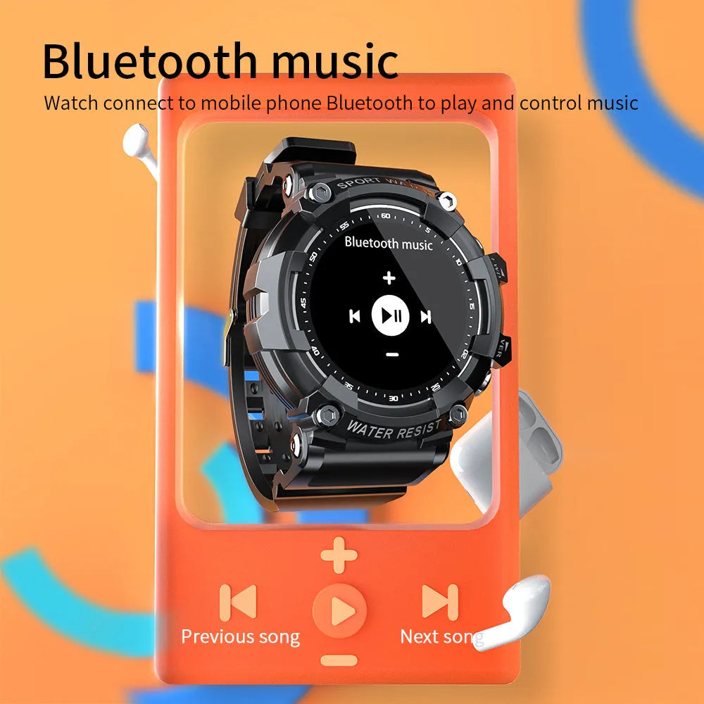 Black ATTACK 3 smart sports watch with round colour screen and TPU strap on a wrist.