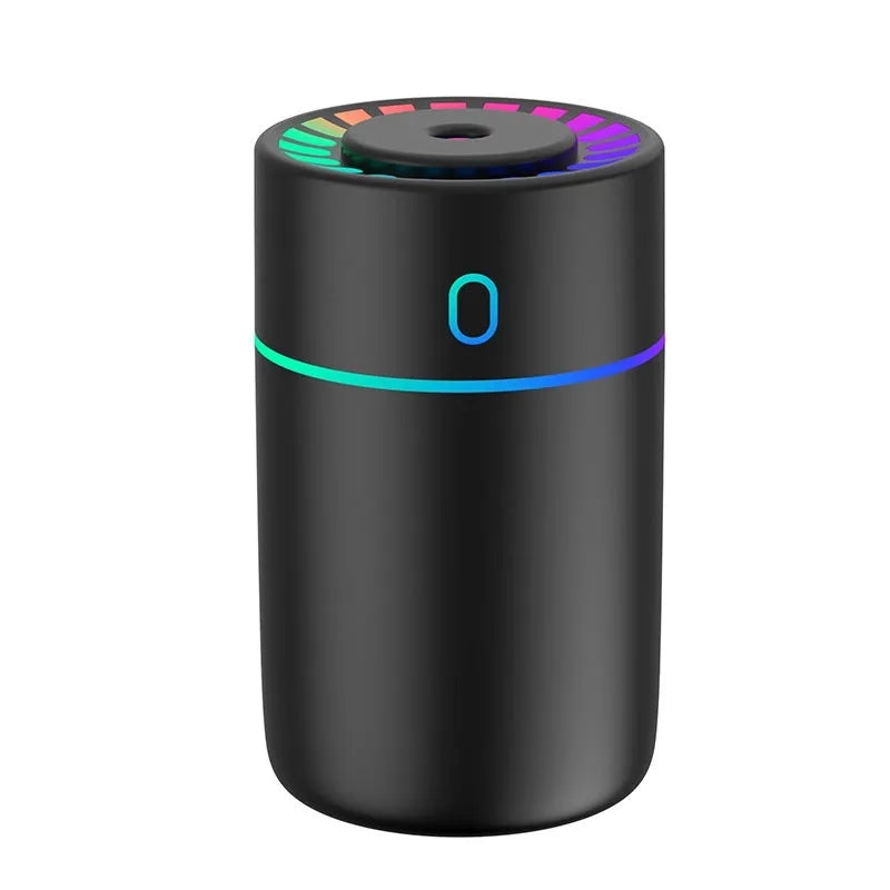 Magic Light Heavy Fog USB humidifier in white with round plastic body and single fog outlet