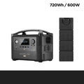 Rui Pro 720Wh portable power station with multiple charging ports and cables