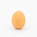Simulation egg dog toy with light-up features and textured surface for tooth cleaning