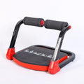 Mini multifunctional abdominal device for fitness training in sky blue or red colour