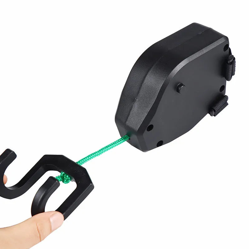 Black plastic and resin bicycle trailer rope for mountain bike and parent-child trailer connections