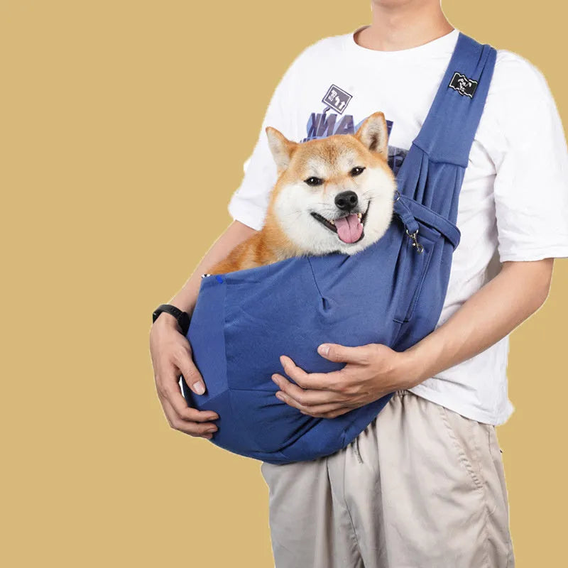 Cat messenger bag backpack with breathable mesh panels in multiple colour options showing folding design