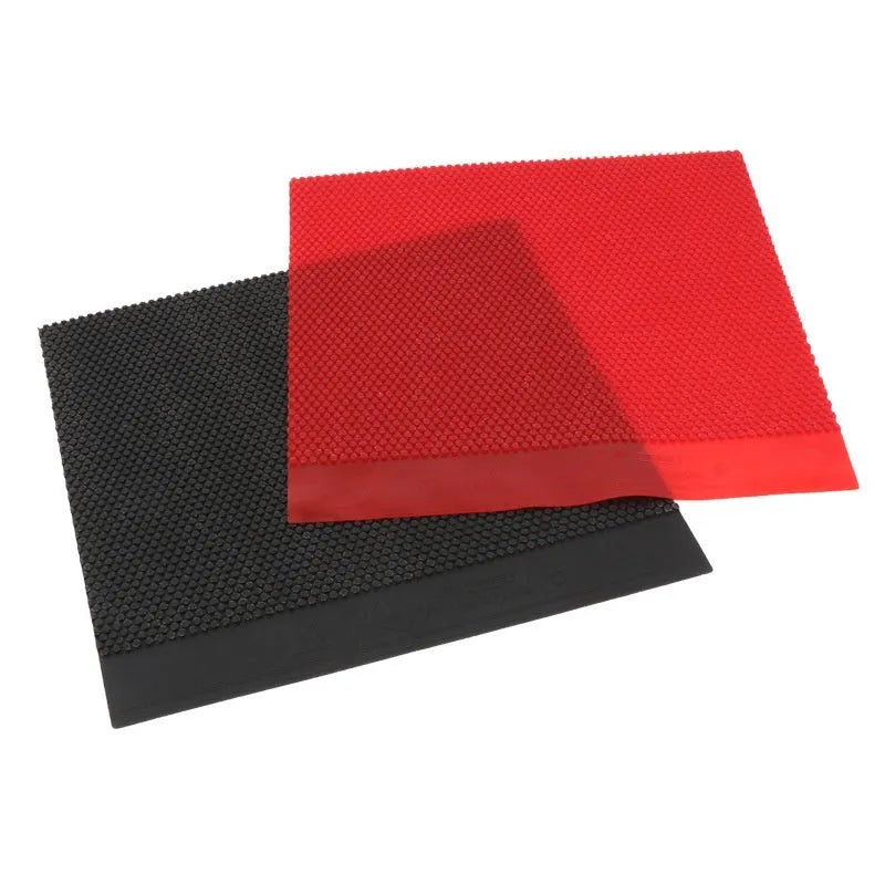 Table tennis raw rubber sheet for racket resurfacing in black or red colour