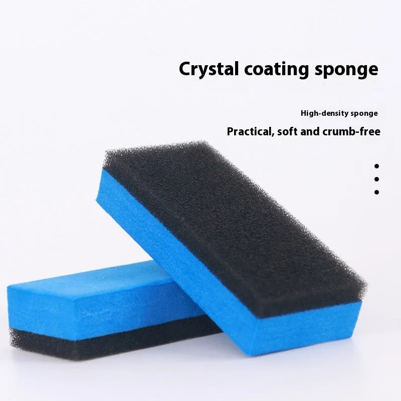 Car repair wax kit with A and B wax containers and frosted sponge mop for automotive paint scratch removal and polishing