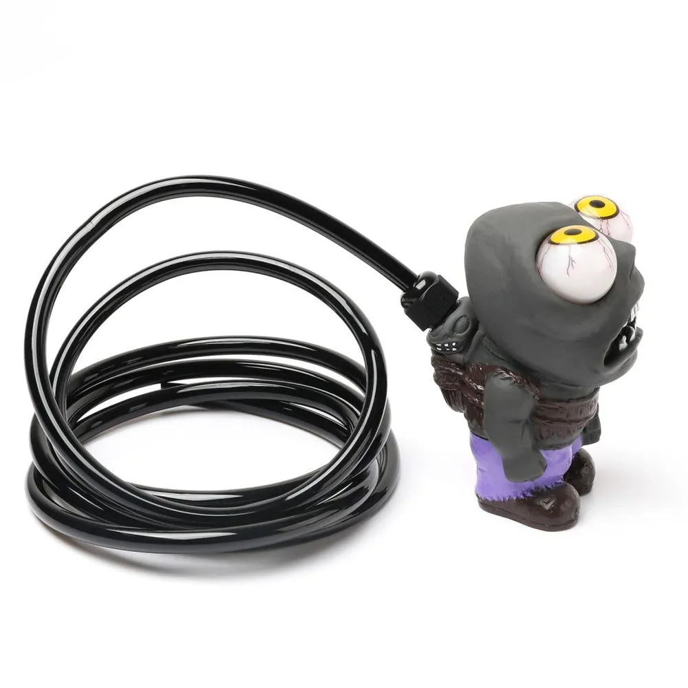 Turbo car blow-off valve decompression ornament kit with doll, pressure valve, and installation tubes