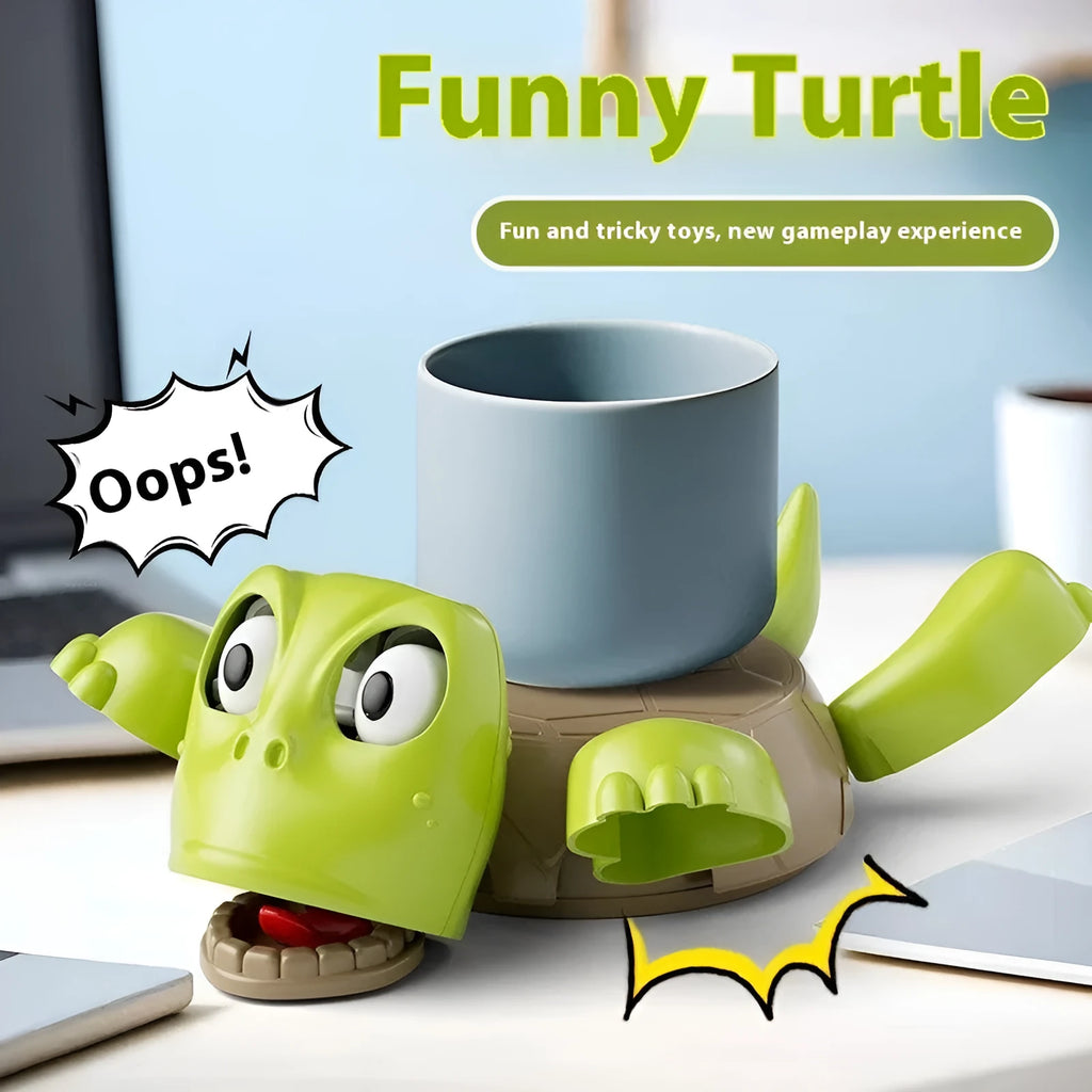 Creative turtle shaped coaster in dark green light green wheat starch or yellow ABS heat insulation material