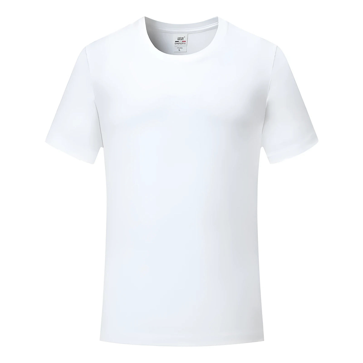 Cotton round neck T-shirt overalls loose fit short sleeve pullover solid colour top for women