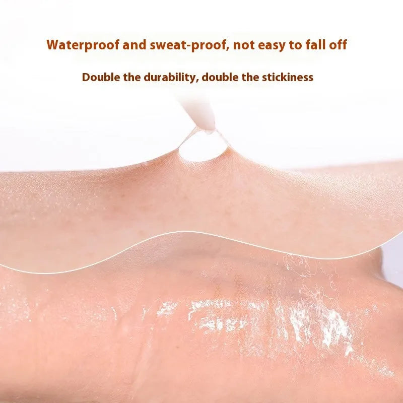 Clear lace double eyelid stickers roll with crescent and olive shapes for Asian eyelids