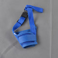Adjustable plastic dog safety muzzle in multiple colours and sizes for biting control