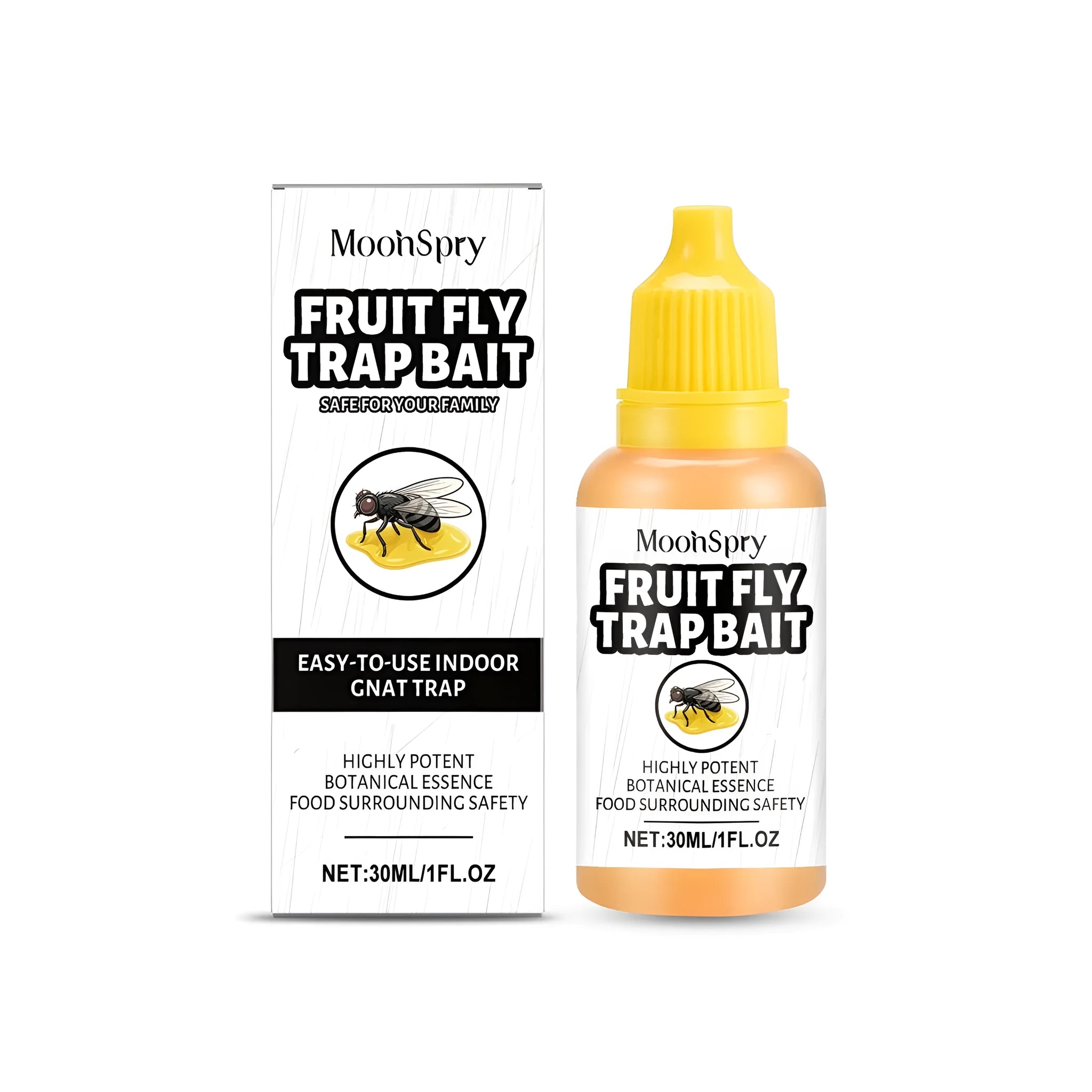 30ml bottle of fruit fly trap bait liquid for homemade Drosophila traps