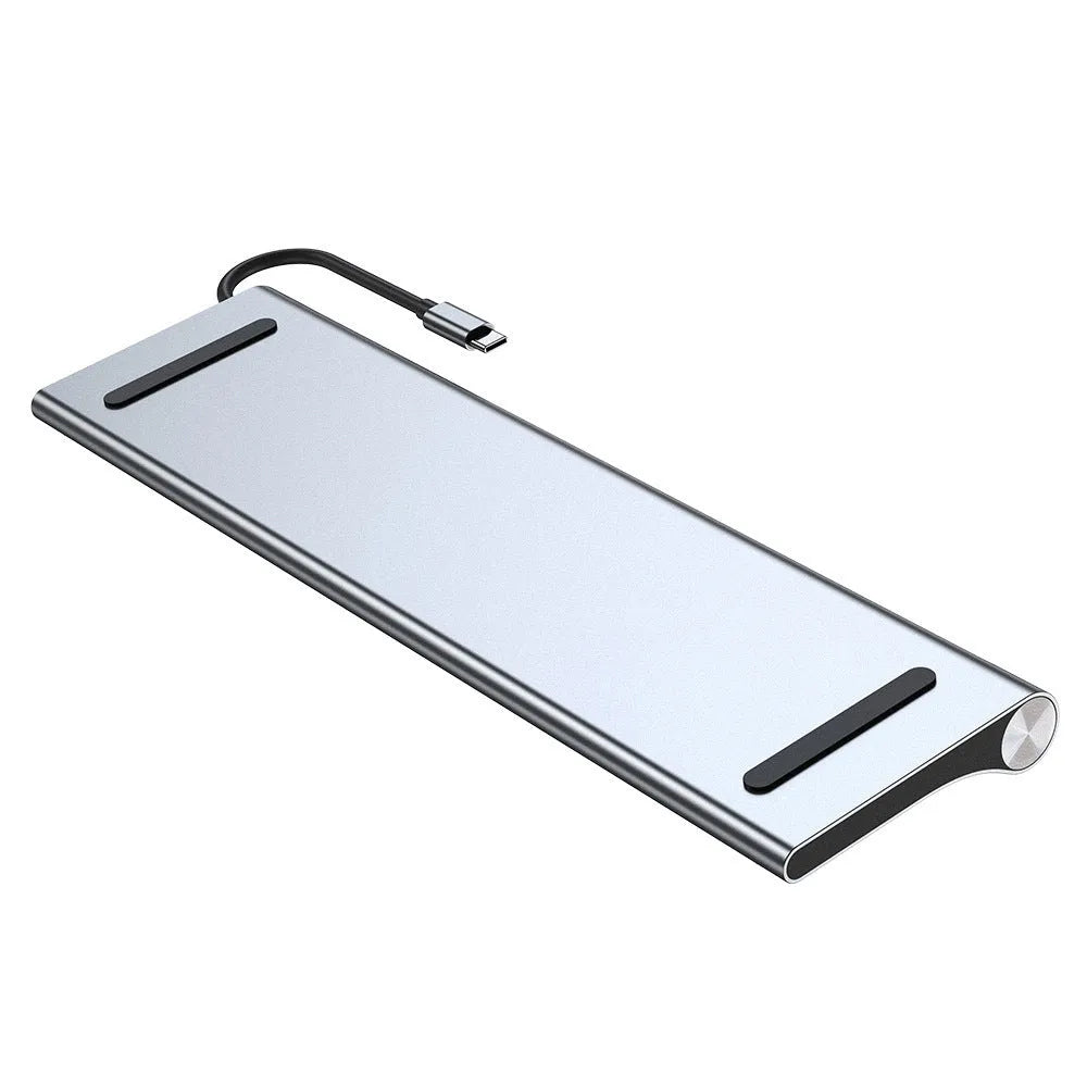 11-in-1 Type-C docking station for Macbook and laptop with private mould design and Gigabit transmission