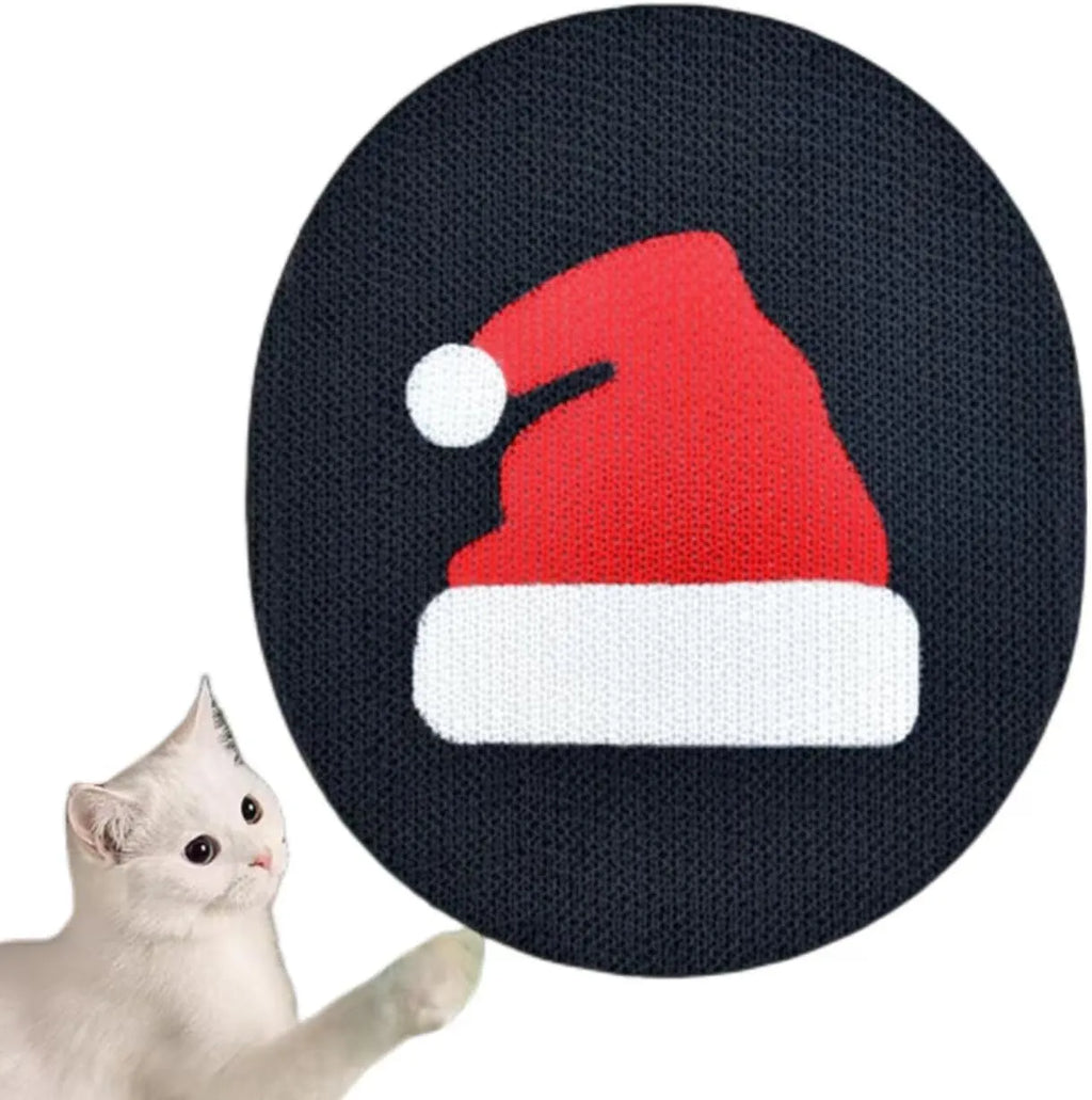Wall mounted vertical cat scratcher with corrugated cardboard surface measuring 35cm by 44cm