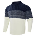 Men's knitted long-sleeved pullover sweater for winter in various sizes and styles.
