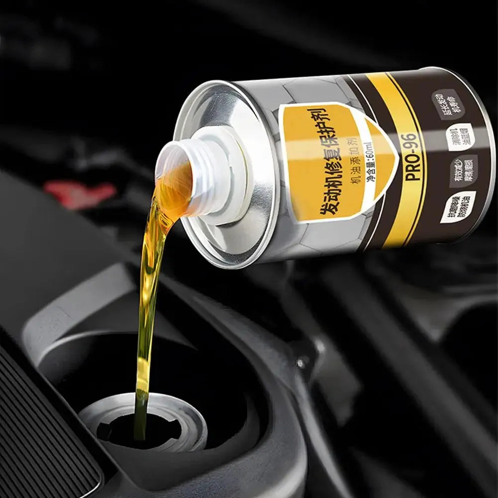 60ml automobile engine oil anti-wear additive in white container for repair and maintenance