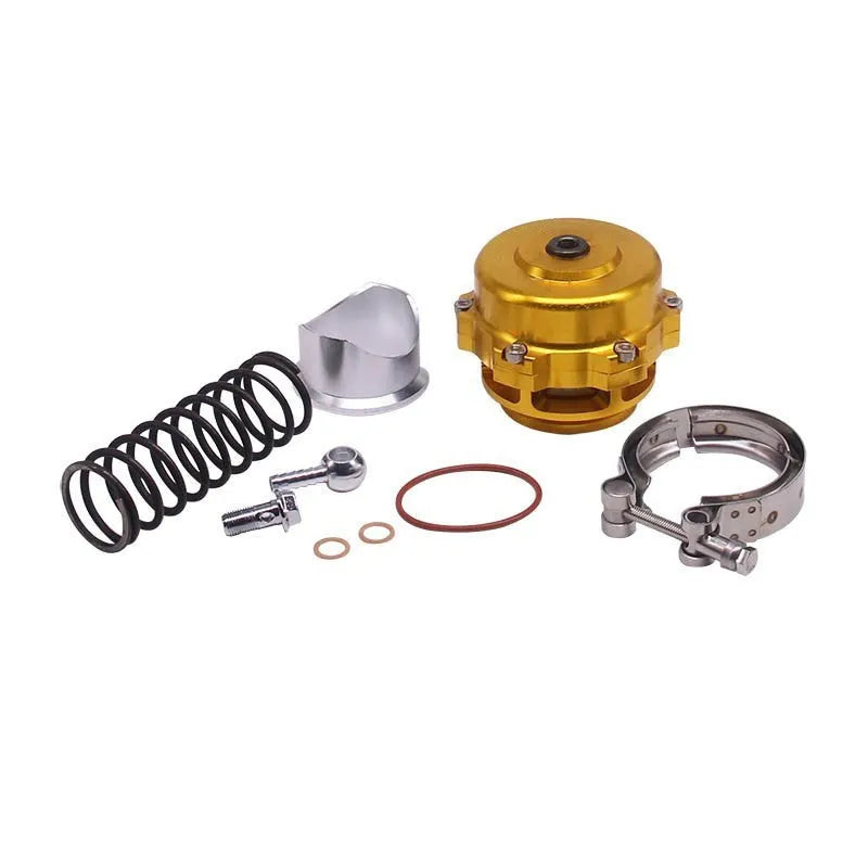 Aluminium alloy blow-off valve with 50mm flange in a choice of six colours.