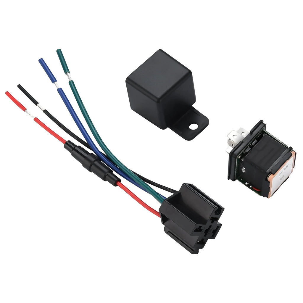 ST-907 GPS vehicle tracker with compact black ABS plastic housing for anti-theft security