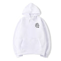 Autumn winter loose fit hooded pullover sweater in solid colour for men and women