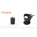 Silver aluminium intelligent ashtray with infrared sensor for automatic opening