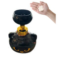 Black plastic cartoon cat-shaped manual soap extrusion dispenser