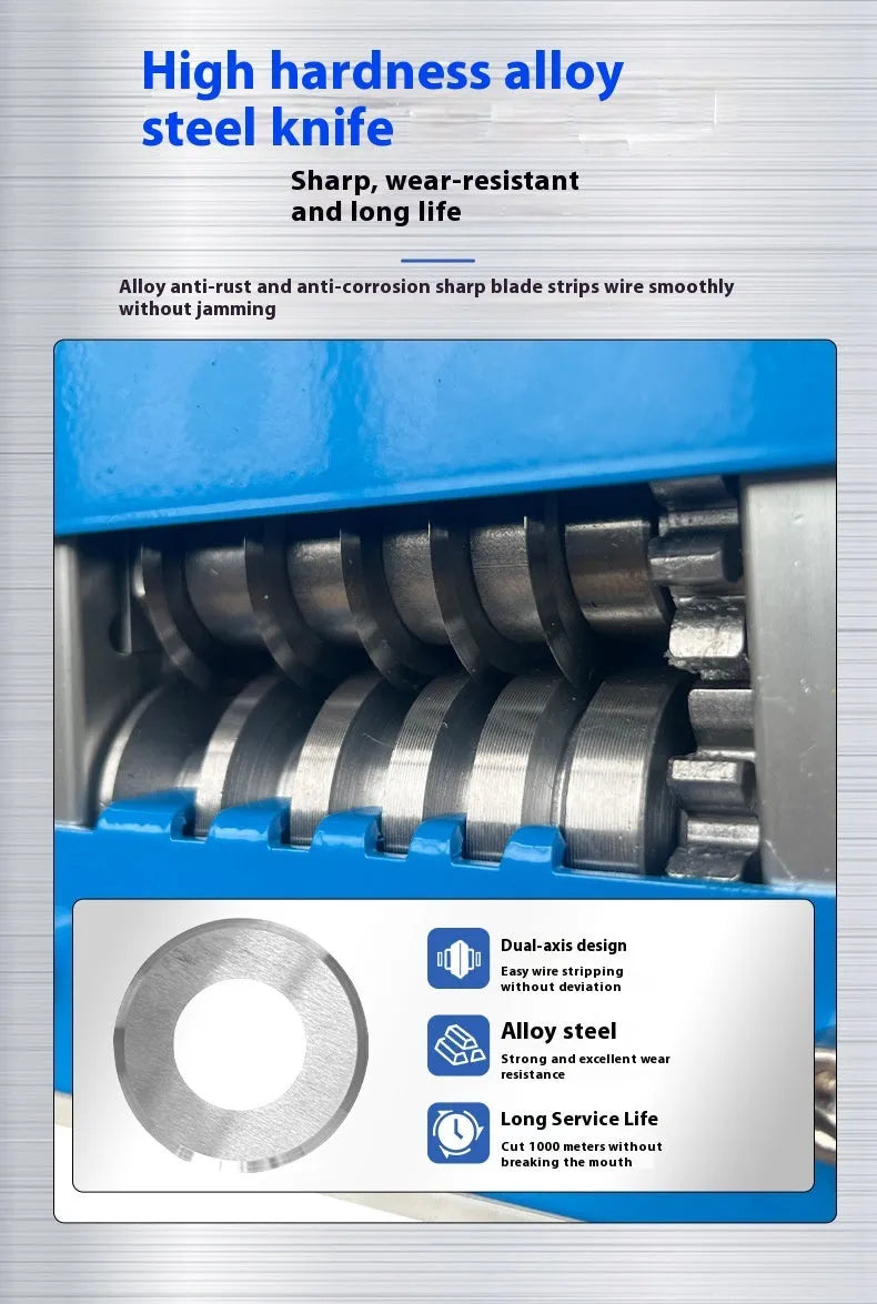 SD-017 manual wire stripping machine tool for electrical cables from 0.5mm to 17mm.