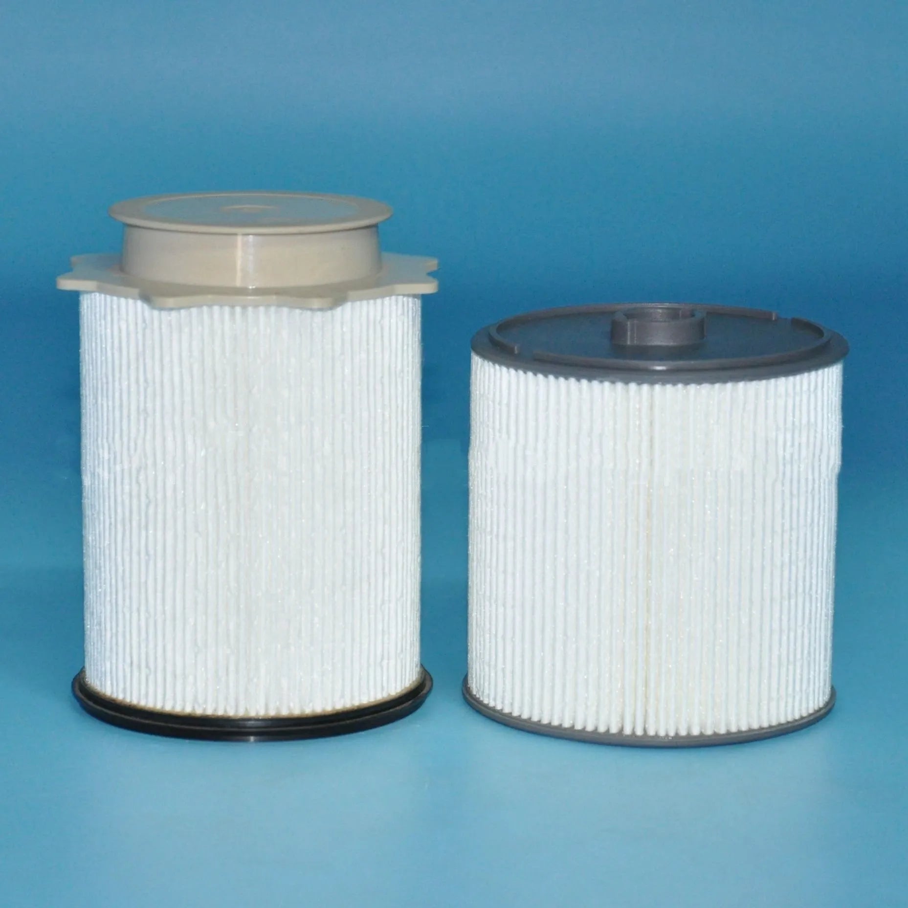 White diesel fuel filter kit for RAM 1500-5500 vehicles with chemical fibre filter element
