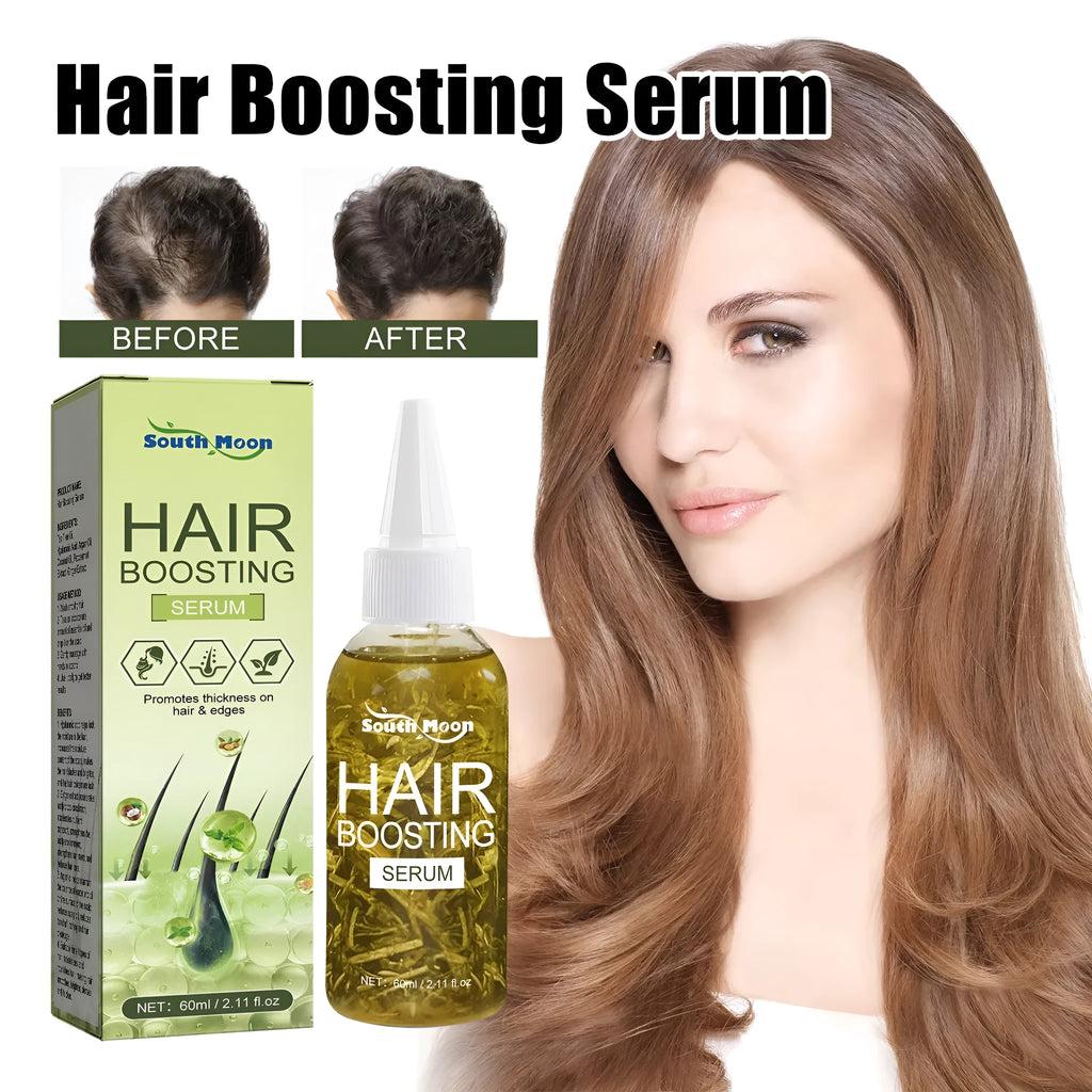 60ml bottle of hair care essential oil for anti-fall repair and dry hair treatment.