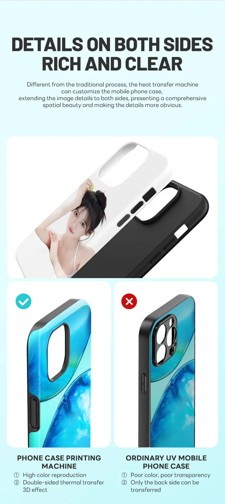 Metal phone case transfer printing press machine for thermal heat transfer on Samsung and Apple cases