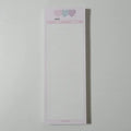 Vertical English words notepad with double-sided printing in half B5 size