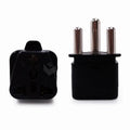 Great South Africa converter plug 10A 250V AC CE certified in black or white with ABS and phosphor bronze