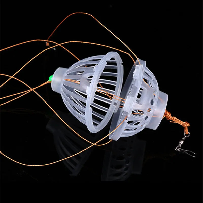 Silver carp bighead fishing set with exlosive hook double buckle and float combination suit