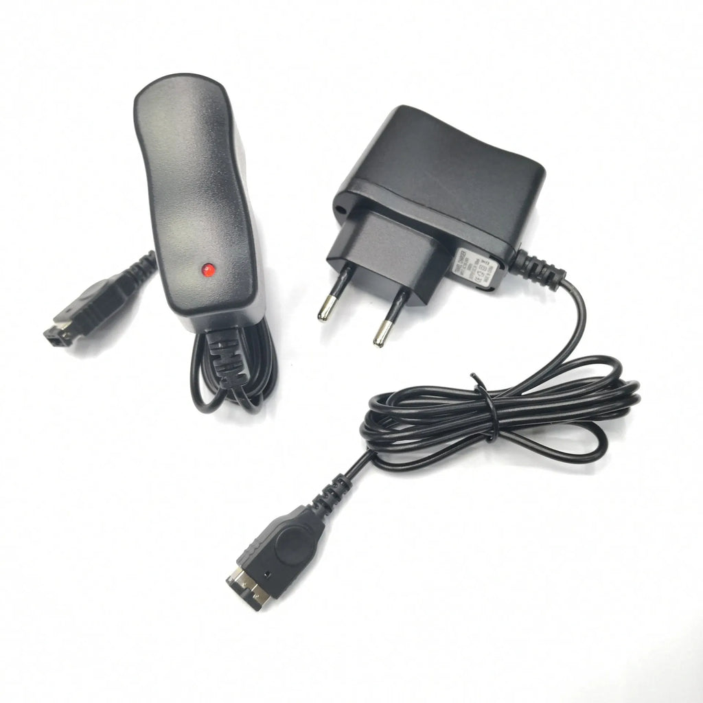 GBA SP Firecow charger with 1.5-metre cable, black, NDS interface, American Standard plug