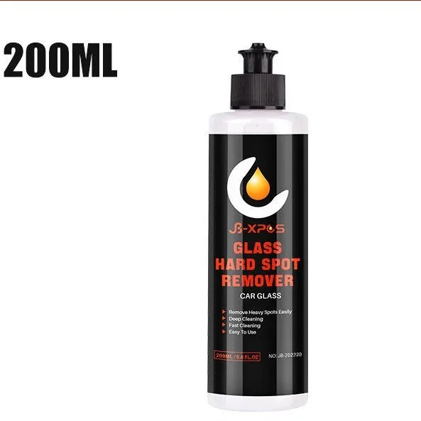 Glass oil film remover cleaning cream container showing 50ml 100ml 200ml size options for car windscreens