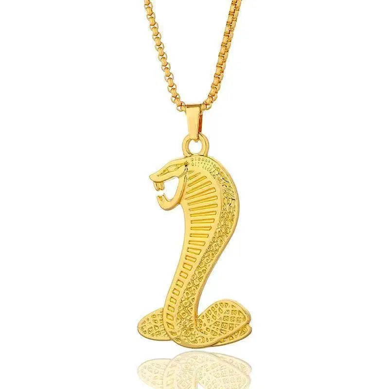 Geometric gold colour alloy pendant zircon necklace with diamond cut stones