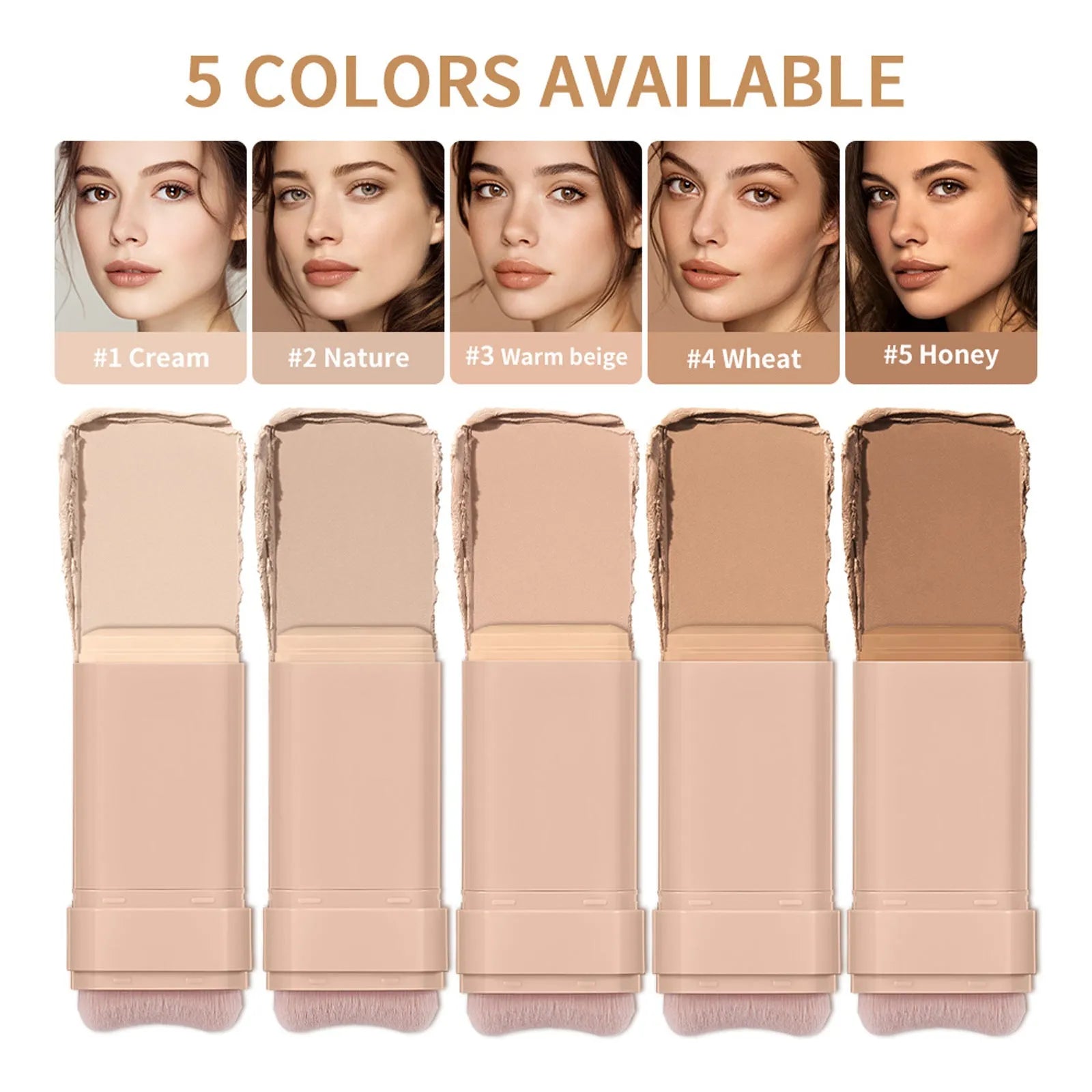 Eraser Stick Foundation Natural Nude Feel in stick format, 20g, universal skin type