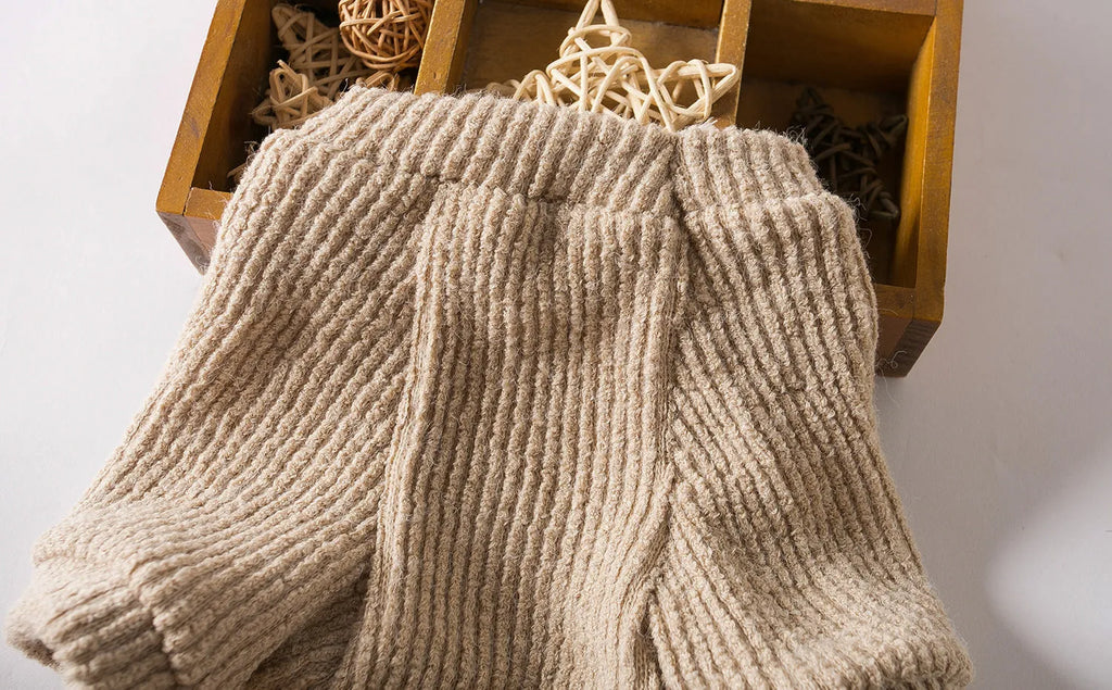 Brown cloth dog sweater pullover for small breed dog on a white background