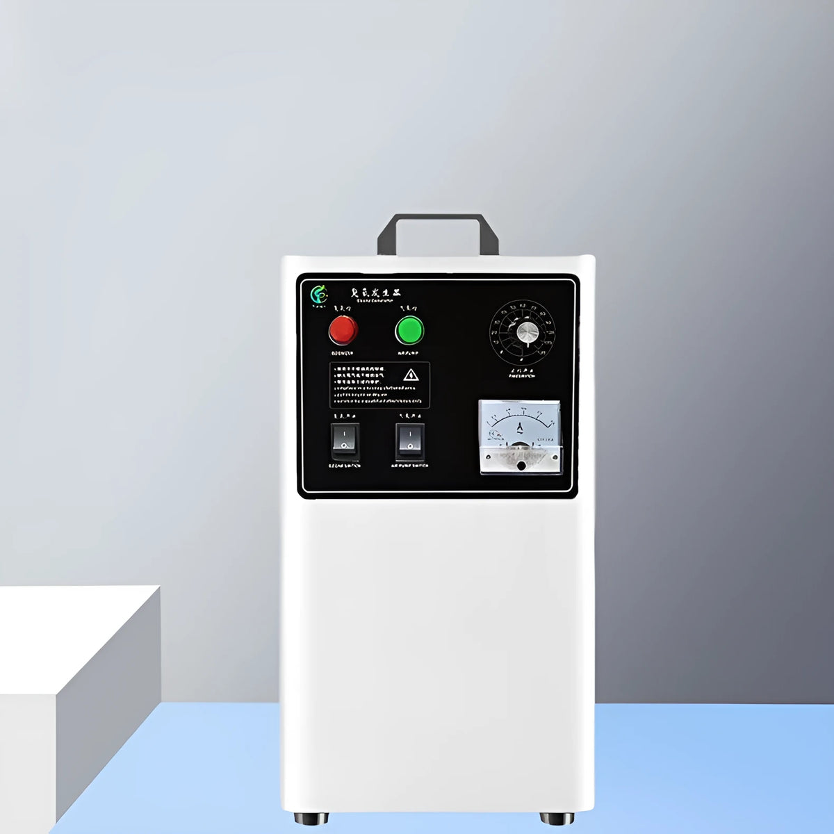 White and stainless steel ozone generator for fruit and vegetable treatment with 20g/h output