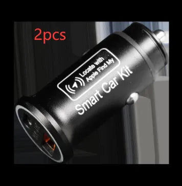 Black car charger GPS tracker locator device with ABS plastic construction