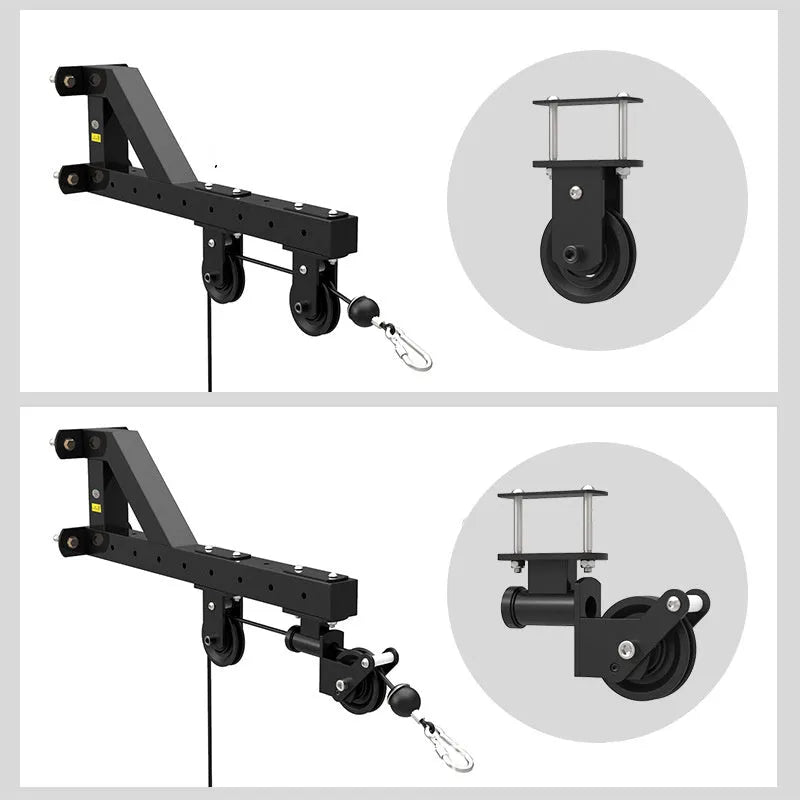 Steel Big Bird Pull pulley machine with high and low cable pull capability for back exercises