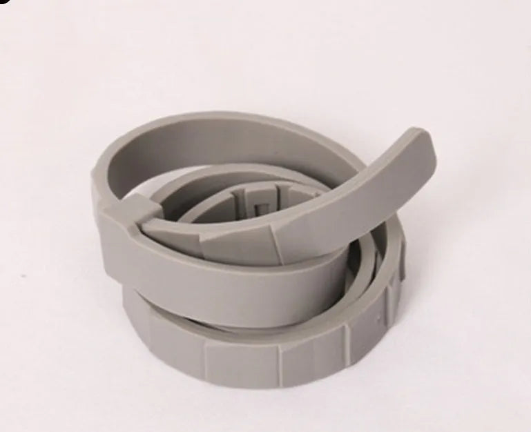 Rainbow-boxed plastic flea and anti-lice collar for cats or dogs, showing 38cm and 62cm size options.