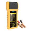 Autool BT760 digital vehicle battery tester with colour screen and thermal printer on a workshop bench.