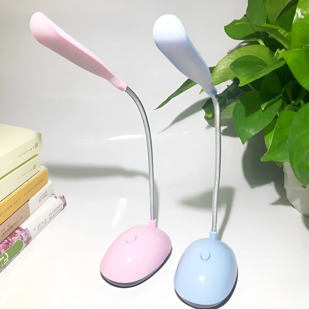 LED eye protection desk lamp in modern simplicity style available in blue green pink white