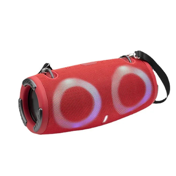 War Drum portable Bluetooth speaker with RGB coloured lights in multiple colour options.