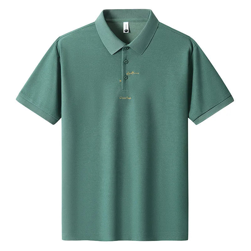 Men's cotton casual t-shirt with printed letters design in six colour options