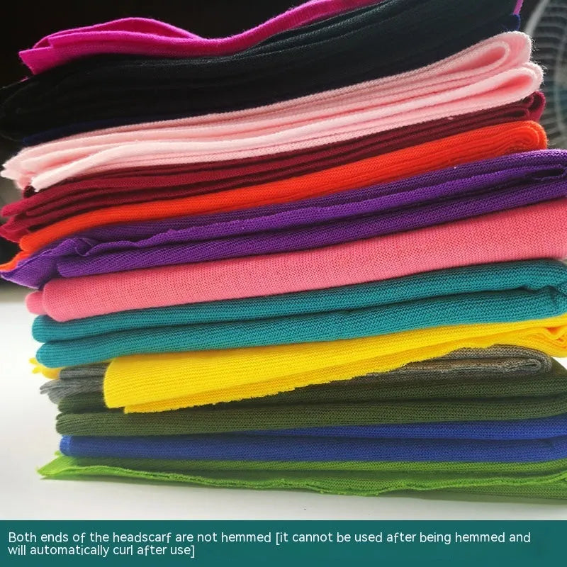 Seamless magic headscarf in polyester for outdoor sports showing tube bandana design
