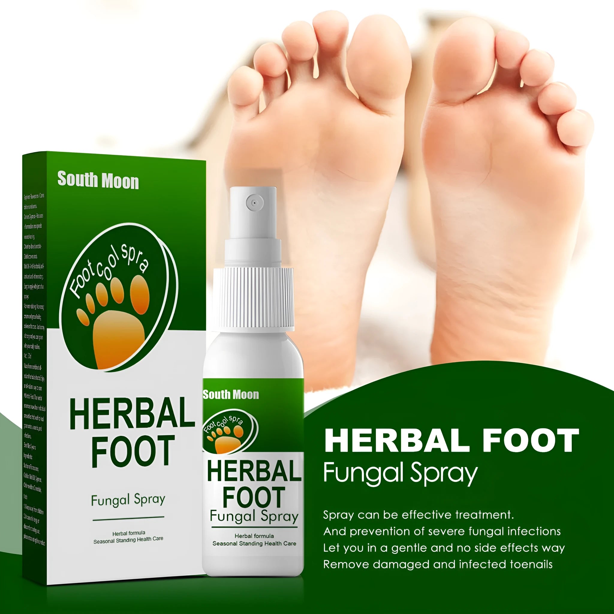 30ml foot skin nourishing and hydrating care spray bottle for dry feet treatment
