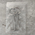 Two alloy steel wrench tools from a portable 2-piece universal tool set.